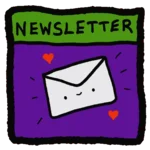 Button for the Squibbles Newsletter sign up page