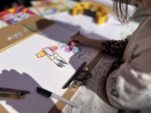 Squibbles Drawing workshop - Fleetwood Festival 01