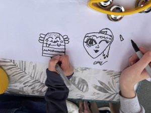 Squibbles Drawing workshop - Fleetwood Festival 06
