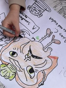 Squibbles Drawing workshop - Fleetwood Festival 11