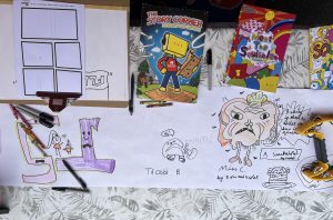 Squibbles Drawing workshop - Fleetwood Festival 12