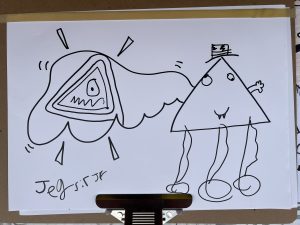 Squibbles Drawing workshop - Fleetwood Festival 14