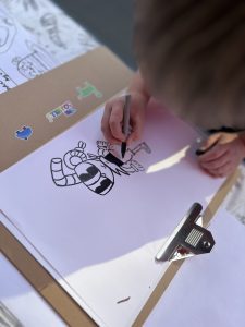 Squibbles Drawing workshop - Fleetwood Festival 17